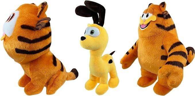 Garfield Movie Plush in a room setting